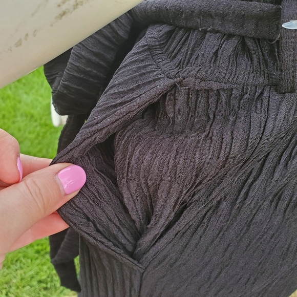 NWT Cosmic Beauty Black Tube Top Women's Jumpsuit Size Large - Picture 10 of 16